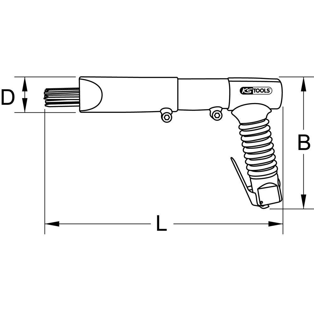 3/8" Druckluft-Nadelentroster max.6,3bar 1/4"PT, Bild 4