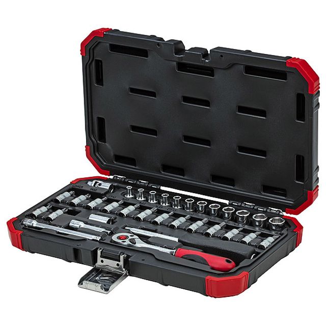 GEDORE RED Steckschlüsselsatz R49003033 1/4 Zoll SW 4-13 mm 33-teilig, Bild 7