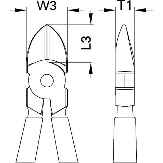 GEDORE VDE-Seitenschneider mit Hüllenisolierung 160 mm