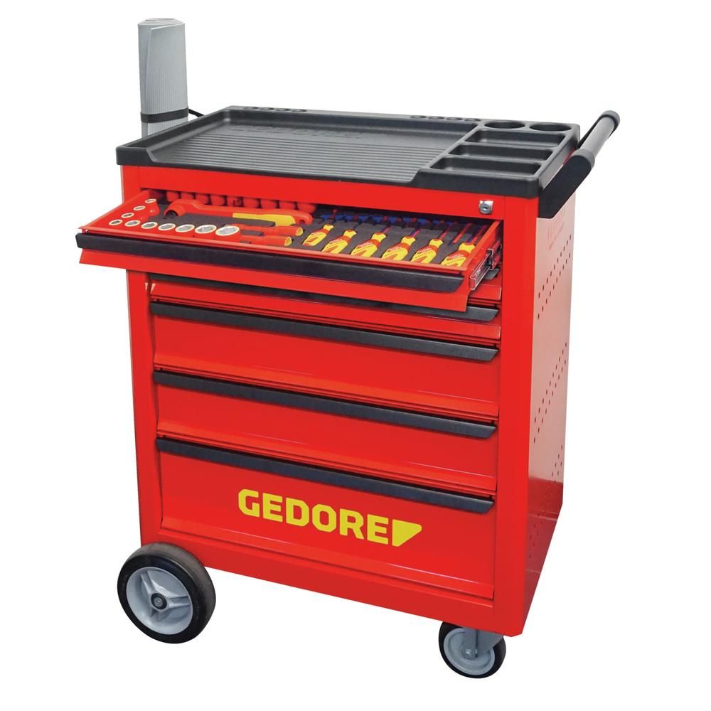GEDORE KL-4600-200 Werkstattwagen inkl. 103 tlg. Hochvolt Sortiment