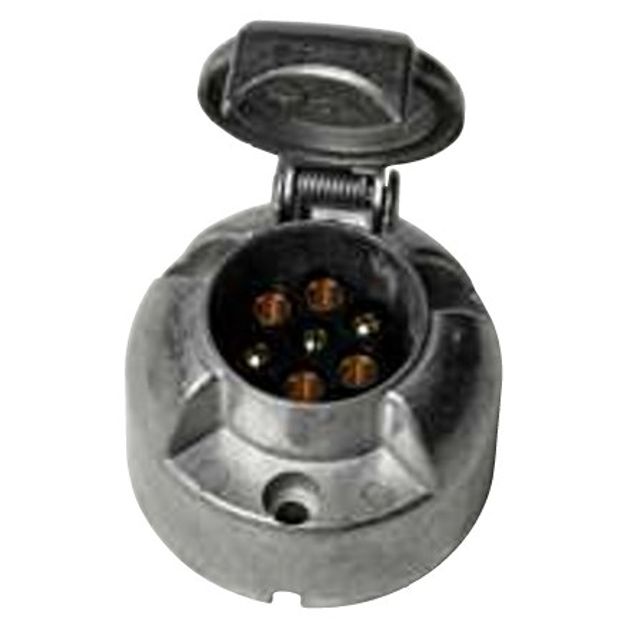ASPÖCK Steckdose ALU 7-pol. 12V ISO 1724