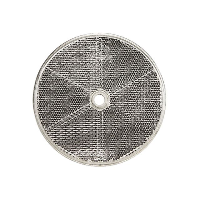 ASPÖCK Rückstrahler schraubbar d= 60mm weiss
