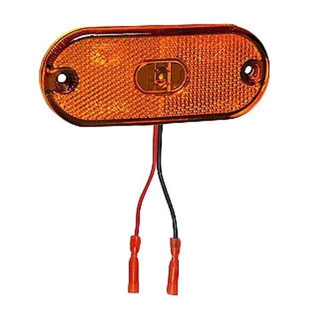 ASPÖCK Seitenmarkierungsleuchte 12V Flatpoint III gelb