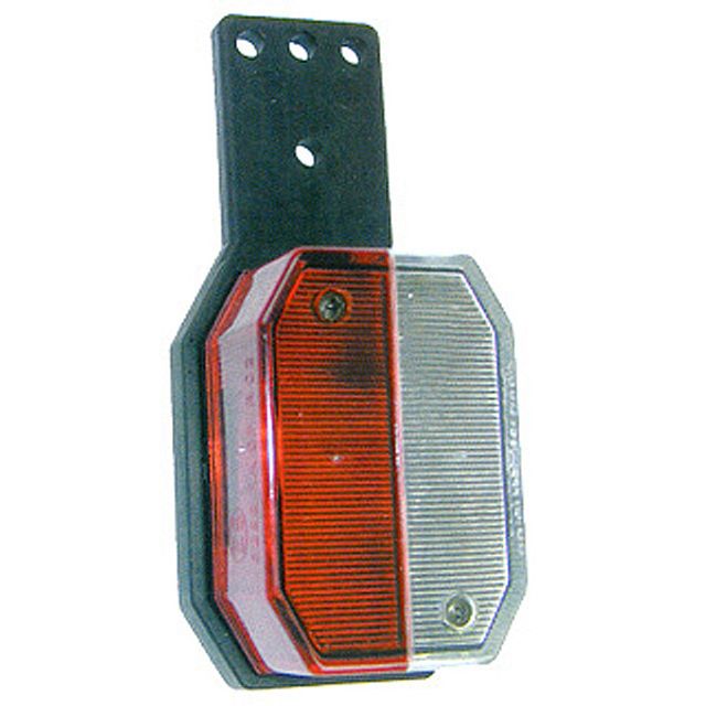 ASPÖCK Umrissleuchte rot/weiss Flexipoint mit Halter