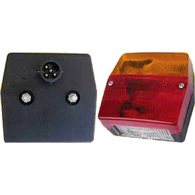 ASPÖCK Heckleuchte 12V mit KZL Minipoint 5pol