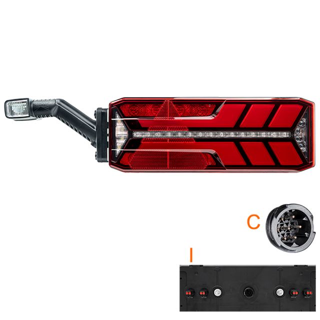 ASPÖCK EcoLED III LH Amp 7p.+4x2pol SuperSeal Superpoint IV+ SMCG, links