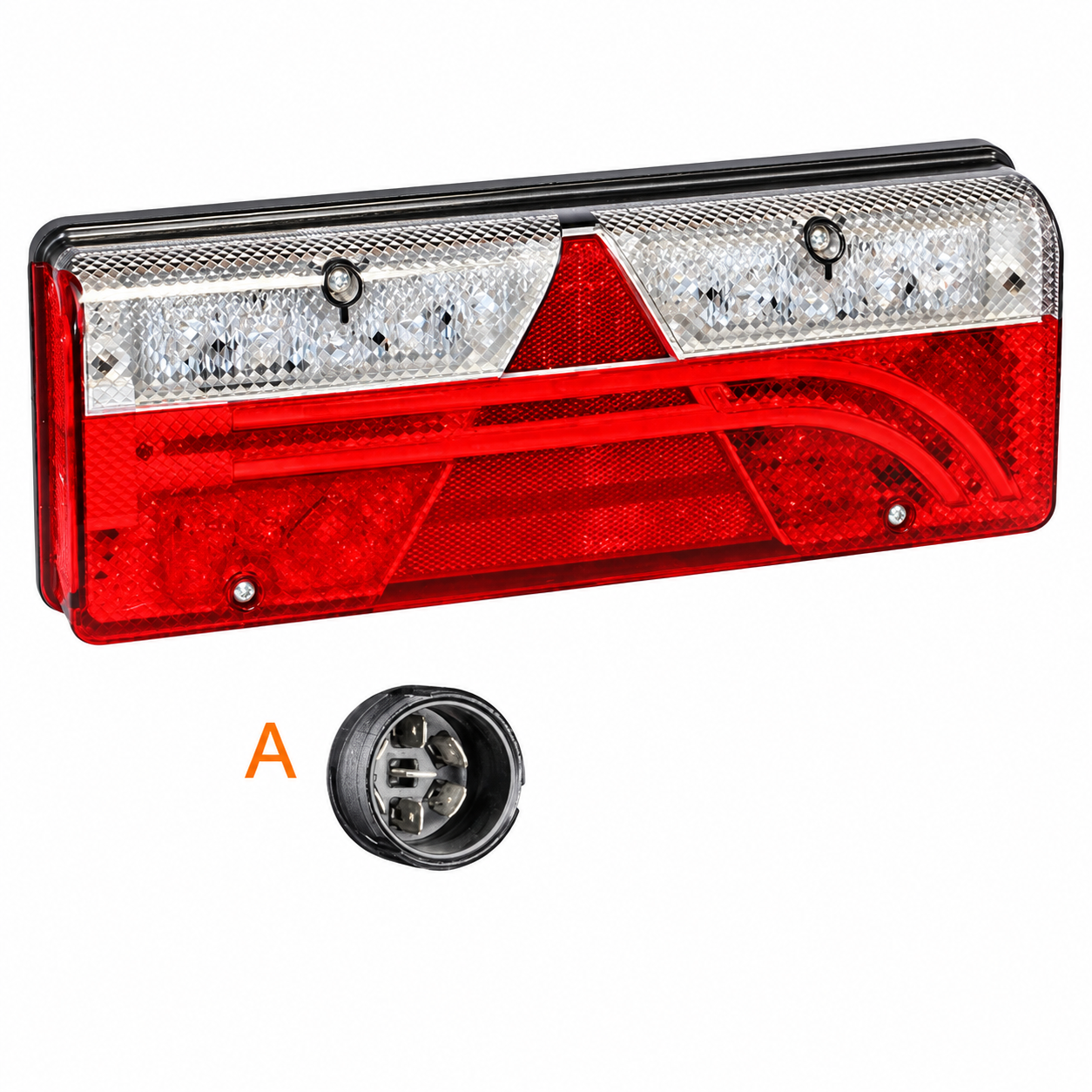 ASPÖCK Heckleuchte links 24V Europoint III LED 7pol