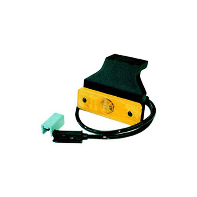 ASPÖCK Seitenmarkierungsleuchte LED Flat gelb 24V 1.5m Kabel Winkel standard