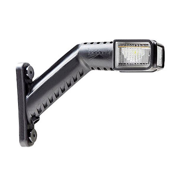 ASPÖCK Umrissleuchte rt/ws/gelb links Superpoint IV LED ASS2 0.5m Kabel 24V