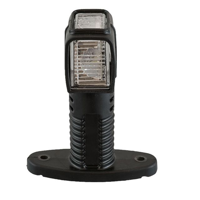 ASPÖCK Umrissleuchte kurz rt/ws/gelb rechts Superpoint IV LED P&R 2m Kabel 24V