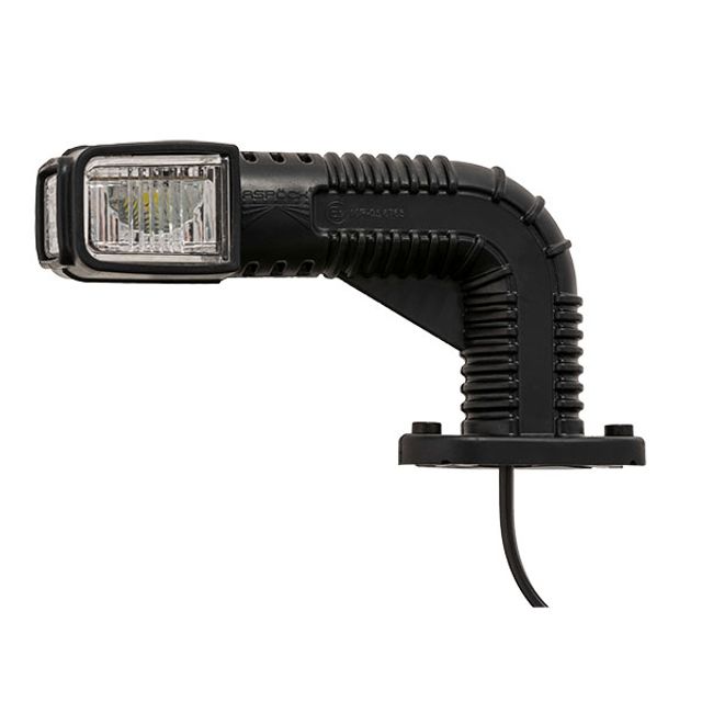 ASPÖCK Umrissleuchte rt/ws/orange links Superpoint IV LED DC 1m Kabel 12/24V