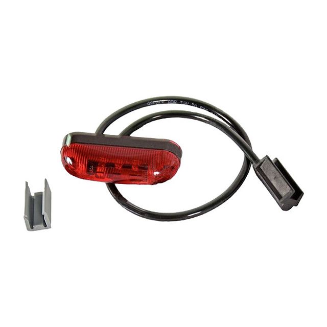ASPÖCK Positionsleuchte LED rot 24V Posipoint P&R Aufbau 0.5m