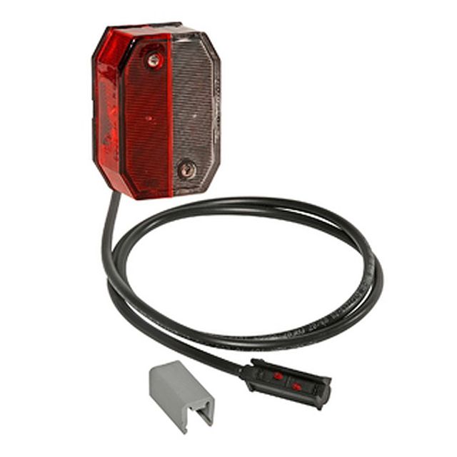 ASPÖCK Positionsleuchte rot/weiss 24V Flexipoint 0,5m P&R