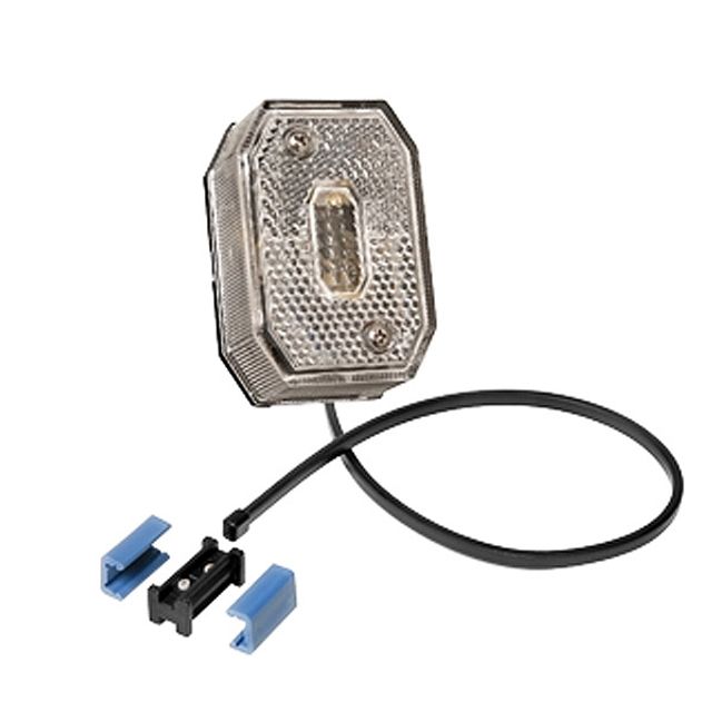 ASPÖCK Positionsleuchte weiss 12/24V Flexipoint LED 0,5m DC