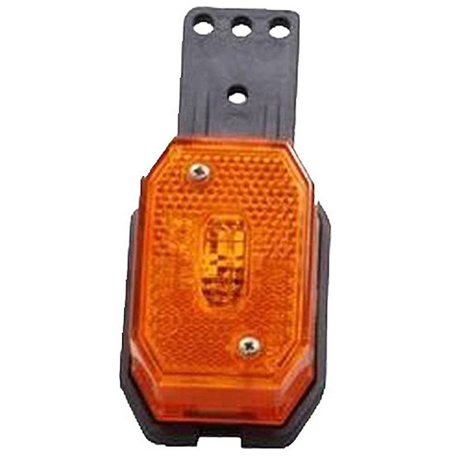 ASPÖCK Seitenmarkierungsleuchte orange Flexipoint mit Halter und Kabel 12V