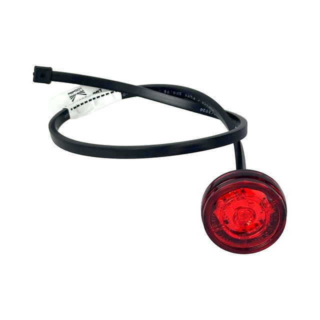 ASPÖCK Positionsleuchte rot 12/24V Monopoint II LED 0,5m Kabel DC