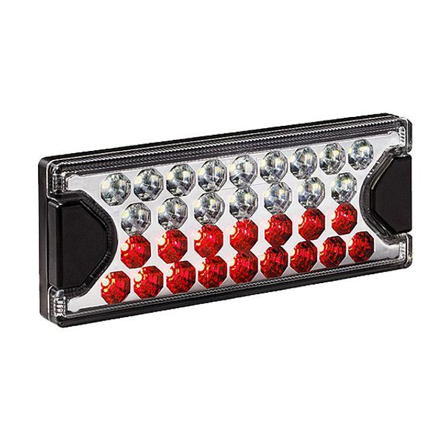 ASPÖCK Heckleuchte 2 Funktionenen Mini LED II 12+24V open end 0.5m NSL + RFS