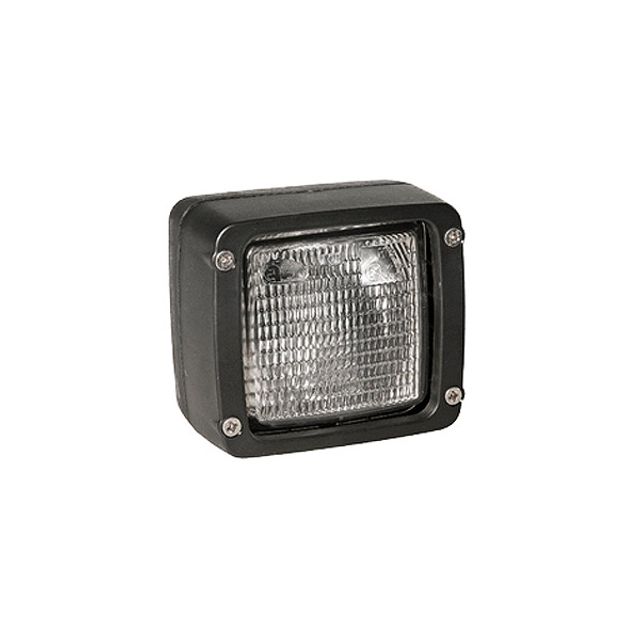 ASPÖCK Arbeits- Rückfahrscheinwerfer 24V 70W H3 Lichtaust. 83x83mm 1.5m Kabel AS