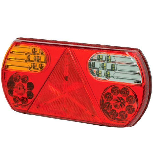 ASPÖCK Heckleuchte links 10-30V Fabrilcar LED open end