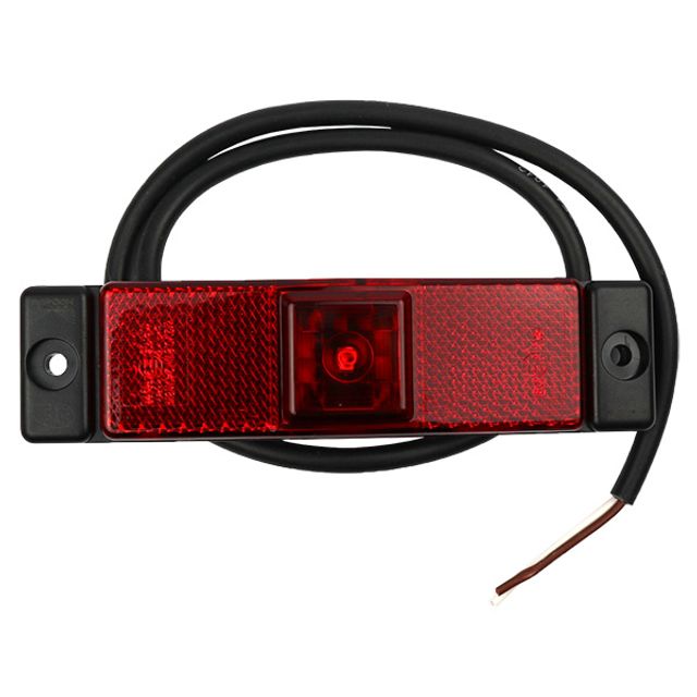 ASPÖCK Positionsleuchte hinten LED rot, mit Rückstrahler