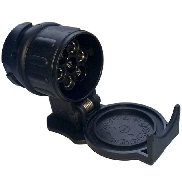 ASPÖCK Kurzadapter 12 V 13pol ZF ISO11446 auf 7pol ISO1724 AH