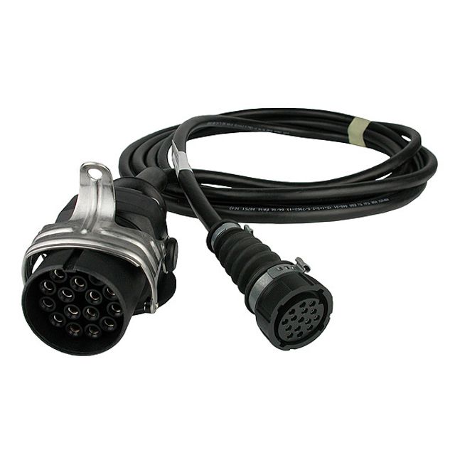 ASPÖCK Steckerleitung 24V 1x15pol auf 1x15pol ISO 12098 (Stecker) 4,2 m, ADR/SDR