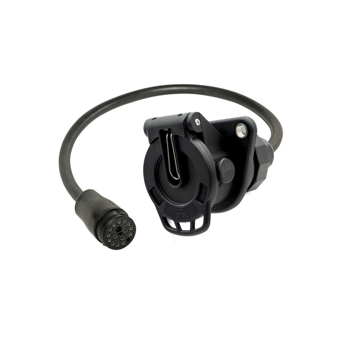 ASPÖCK Verteilerleitung 24V 1x17pol à 1x15pol ISO 12098 Steckdose ADR/SDR ASS3 4