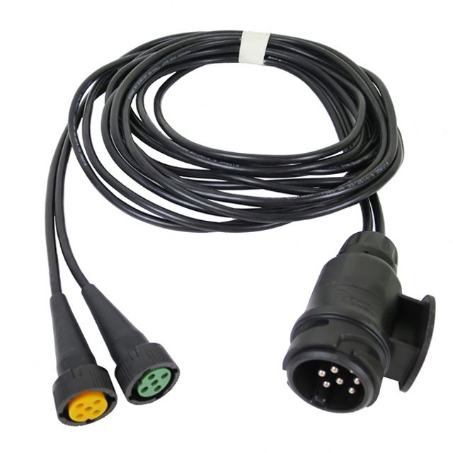 ASPÖCK Kabel mit Stecker 5Pol auf 13Pol ISO 11446 L= 7m 12V