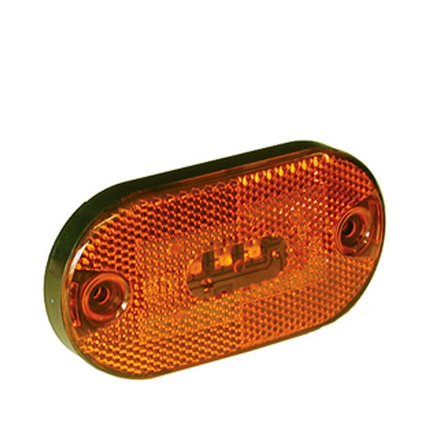 Aufbauleuchte LED orange reflektierend
