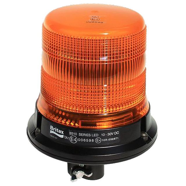 LED-Doppelblitz-Leuchte orange, Adaptersockel