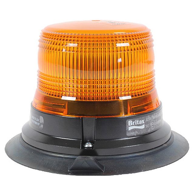 LED-Doppelblitz-Leuchte orange, Magnetfuss