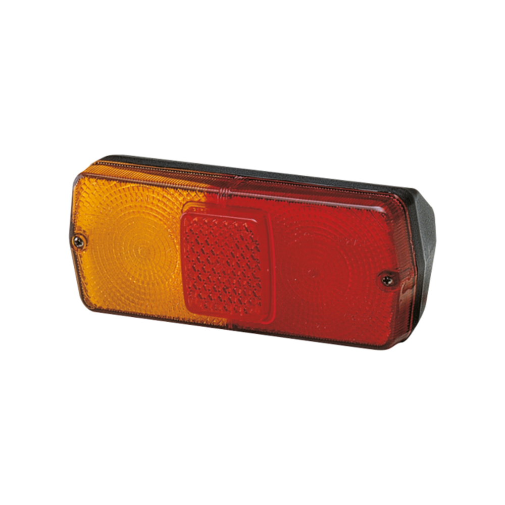 COBO Heckleuchte 12V / 24V links / rechts mit Rückstrahler 184 x 76 mm