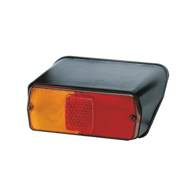 COBO Heckleuchte 12V / 24V links mit Rückstrahler 184 x 99 mm