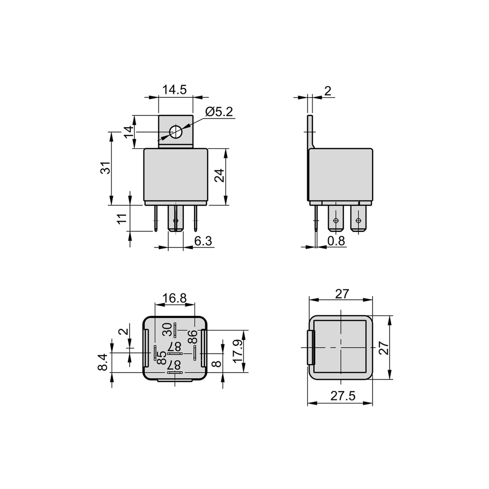 COBO Schliesser-Relais Halter Diode, Bild 5