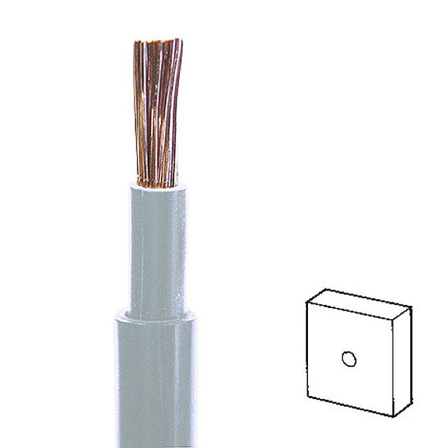 Fahrzeugleitung doppelt isoliert silber 2.5mm²