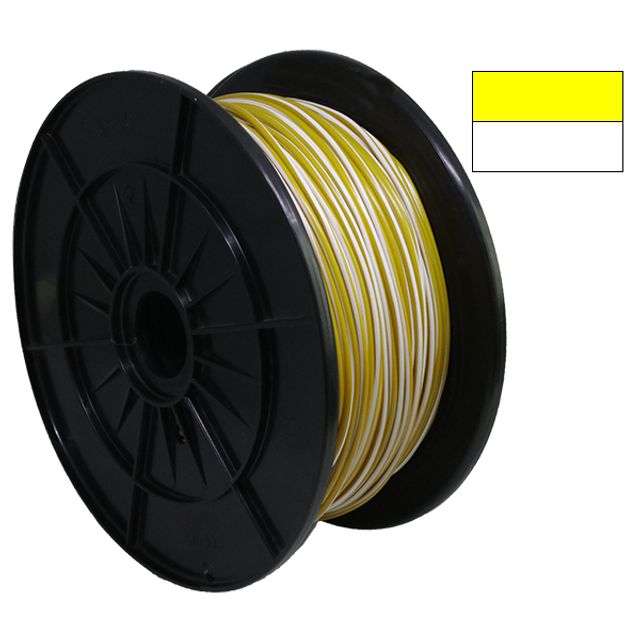 Fahrzeugleitung FLRY 1.5-B 25m gelb-weiss