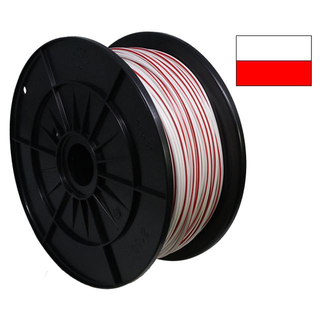 Fahrzeugleitung FLRY 1.5-B 25m weiss-rot