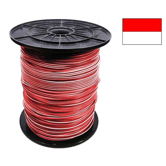Fahrzeugleitung FLRY 1.5-B 300m rot-weiss
