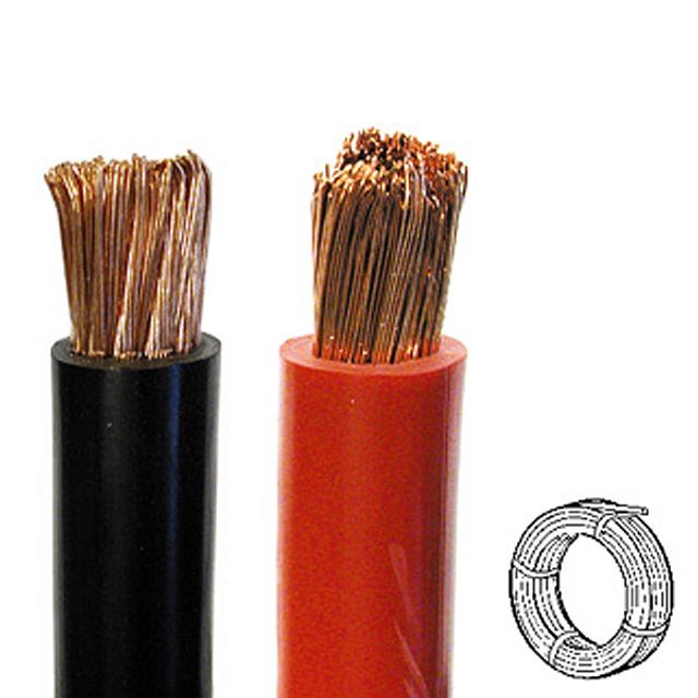 Anlasserkabel flexibel schwarz 10mm²