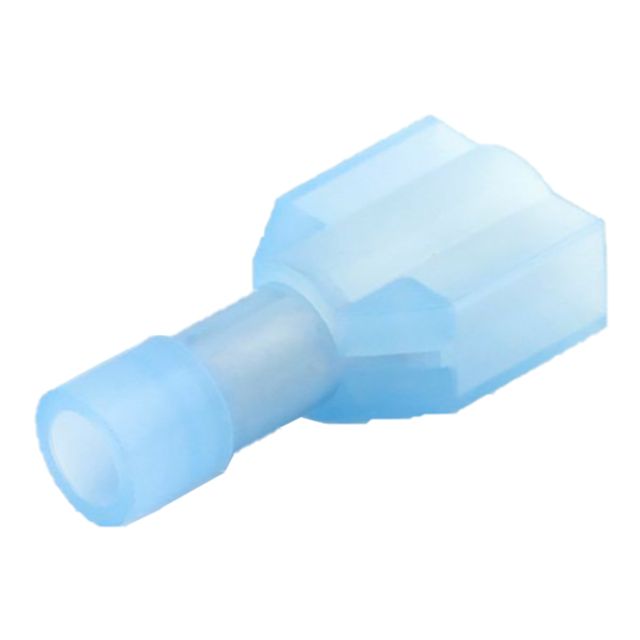 Flachstecker 1.5-2.5mm blau 6.3mm