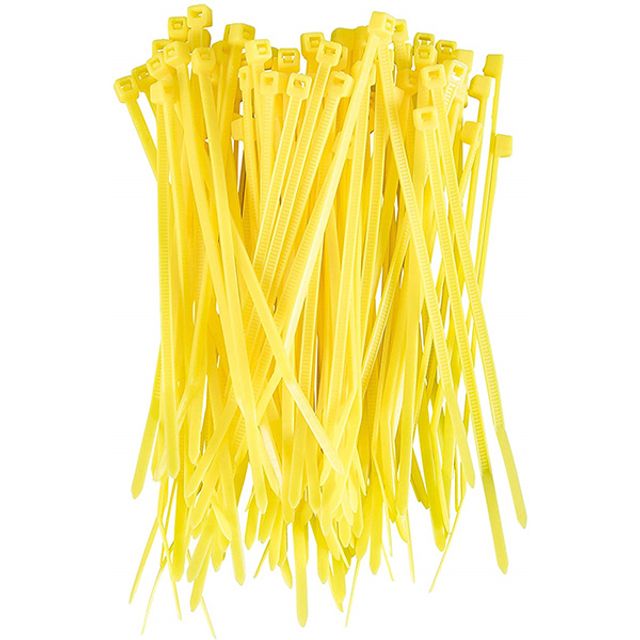 Kabelband gelb L= 210mm B= 3.4mm