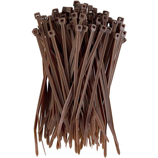 Kabelband braun L= 210mm B= 3.4mm