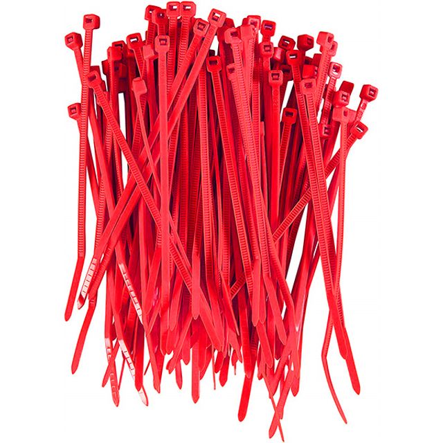 Kabelband rot L= 210mm B= 3.4mm