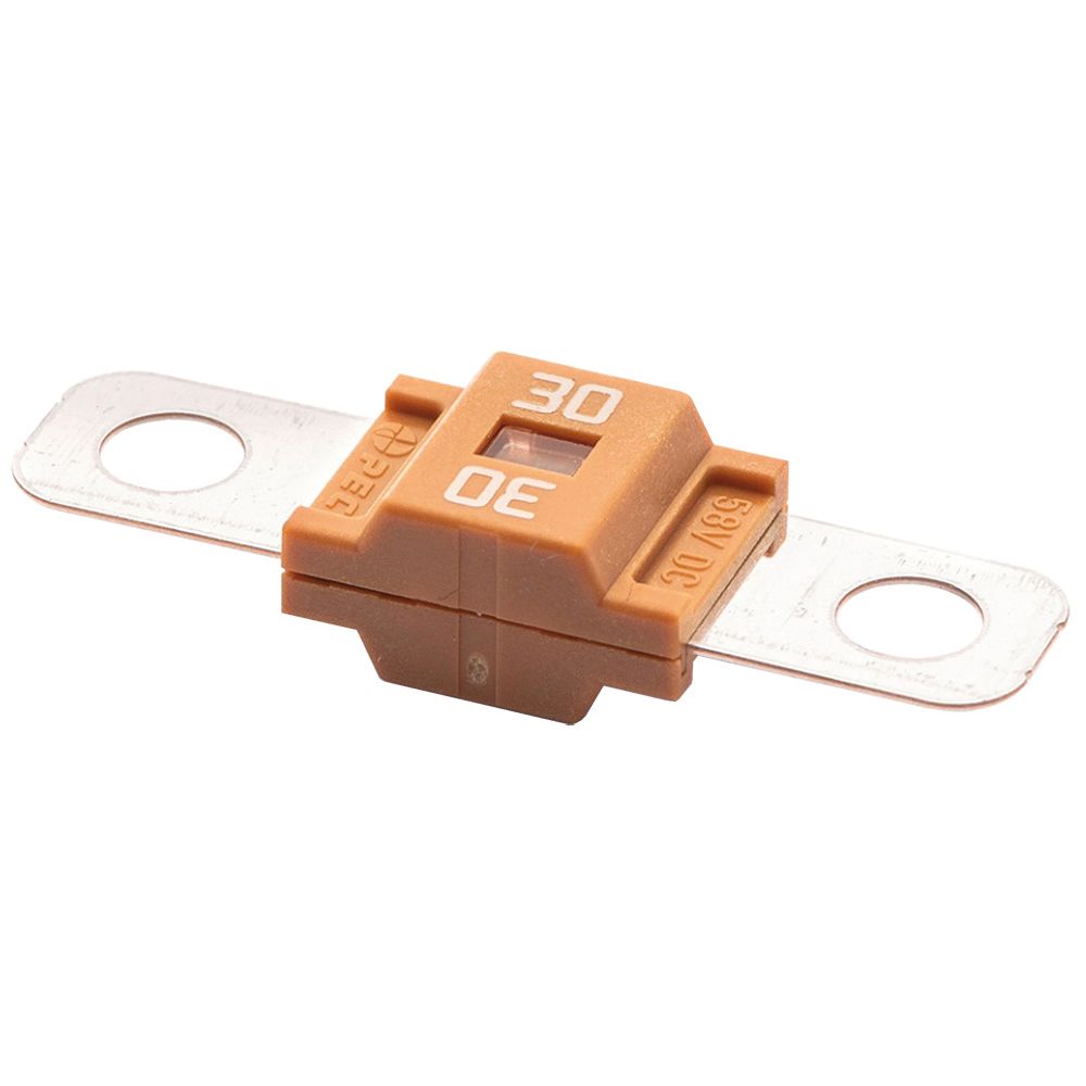 MIDI Sicherung 30 A 2 x M6, Loch-Ø: 6.2 mm, max. 58 V