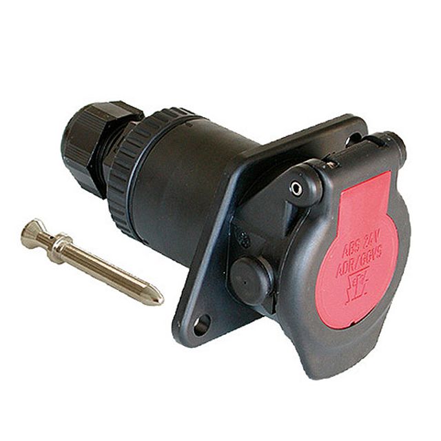 ABS/EBS-Steckdose 7-polig ISO 7638 12 V oder 24 V Kunststoff ADR, Bild 3