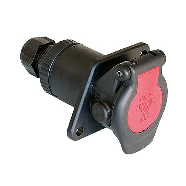 ABS/EBS-Steckdose 7-polig ISO 7638 12 V oder 24 V Kunststoff ADR, Bild 6