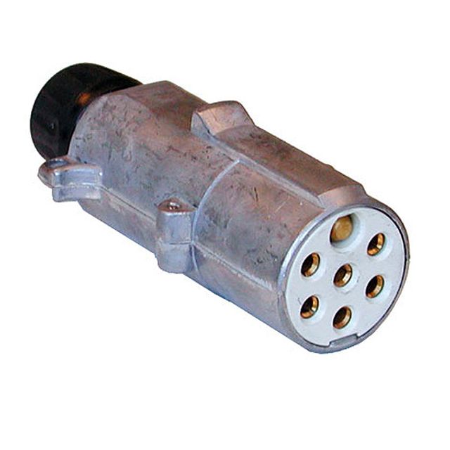 Zusatzstecker 7-polig Alu NATO, Bild 2