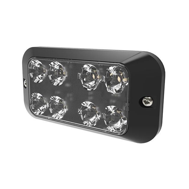 ECCO LED Blitzer Serie 3700, 12/24V, R65, orange, 8 LED