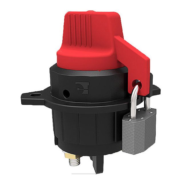 Batterietrennschalter 12V/24V 100A mit Schloss