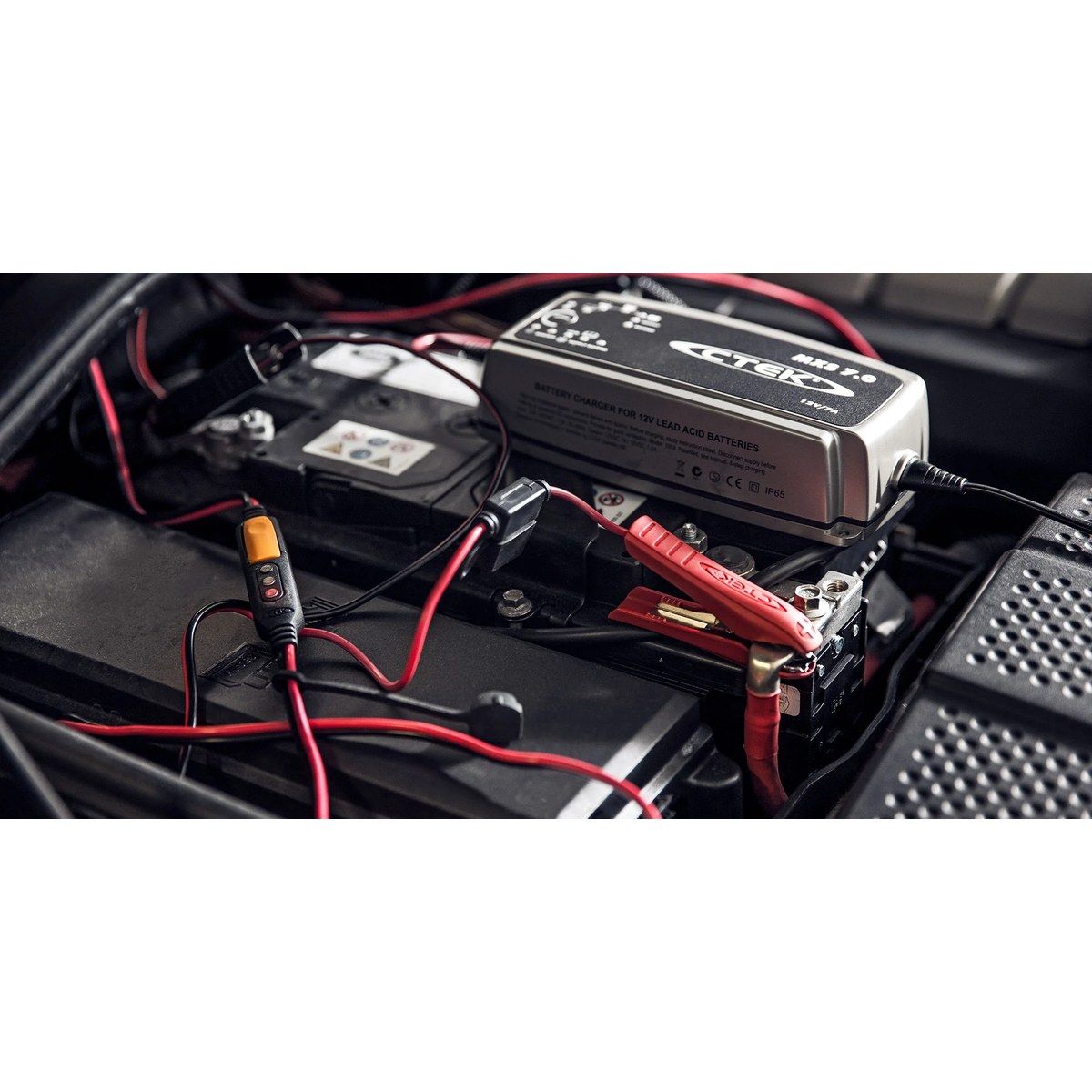 CTEK LED Batterieanschlusskabel mit Klemmen